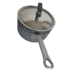 Vintage Magnalite 2 Quart Saucepan Pot And Lid Anodized Aluminum READ